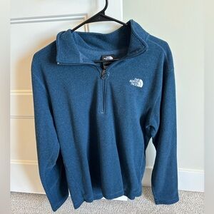 The North Face Men's Zip-Up Sweater in Deep Blue